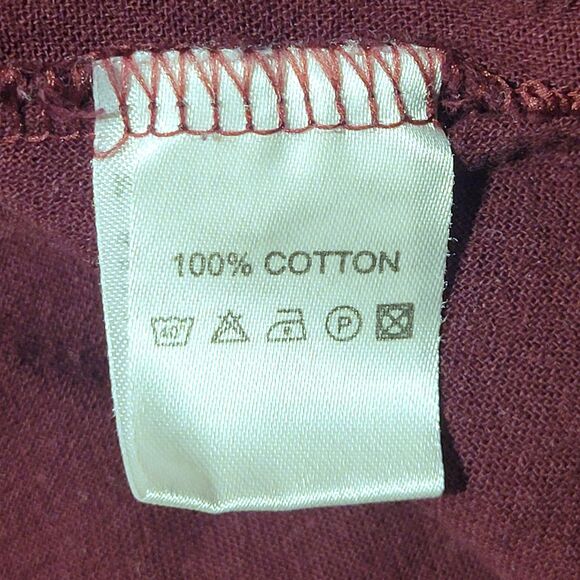 THALUTA Red Alaina Maxi Skirt S-XXL Ruched Pull on Sustainable Cotton Pockets - Picture 7 of 8